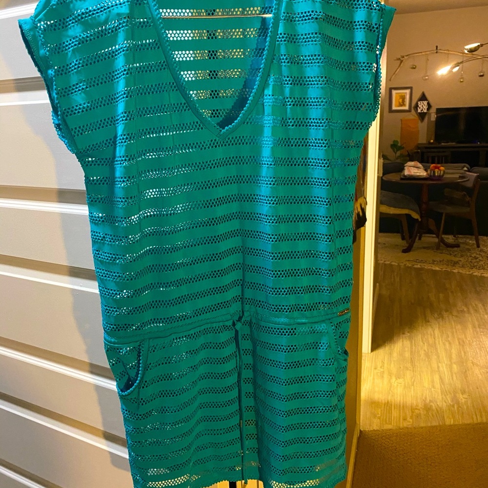 Vintage look Calvin Klein swimsuit cover